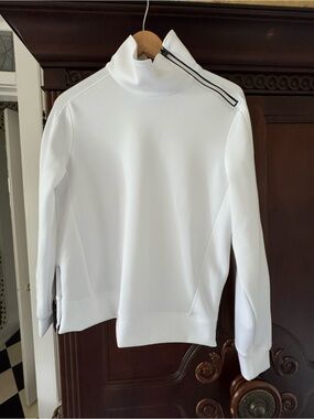 Aces Golf More Than Basic Irregular Collar Golf Sweatshirt :: white :: size L